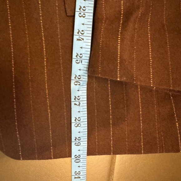 RARE 1970’s PARIS FRANCE PIERRE CARDIN BOUTIQUE Brown Pinstripe Men's Blazer VTG - Picture 13 of 17